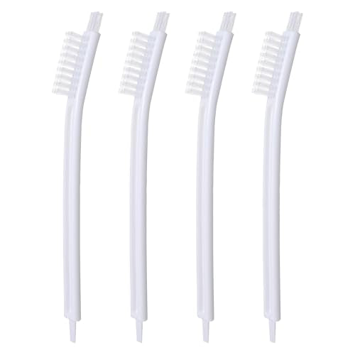 4 PCS Air Fryer Cleaner Brushes, Small Brushes for Cleaning with Nylon Bristle for Waffle Maker, Toaster Oven, Kitchen Appliances, Vegetable Fruit Wash Brush