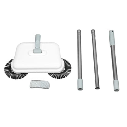 Carpet Sweeper Cleaner, 2 in 1 Wet Dry Use Hand Push Sweeper, 360 Degree Rotating Manual Sweeping Mop for Wood Tile Floor
