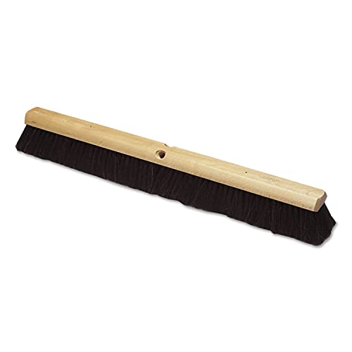 7920002644638, Skilcraft Floor Sweeping Brush, Black Polypropylene Bristles, 30" Brush, Hardwood Handle