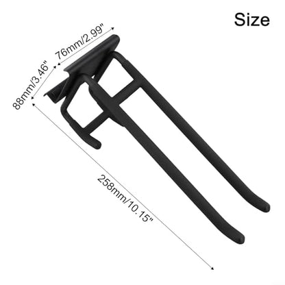 Toughened Carbon Steel Wall Mounted Organizer with Hook Setup for Maximum Efficiency in Storage(C) - size: C