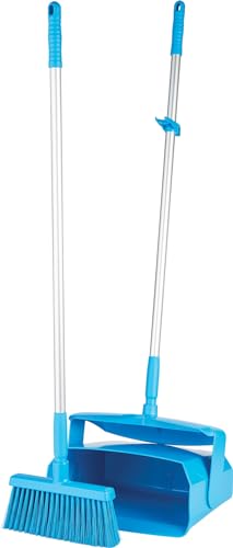 Remco Lobby Dust Pan and Broom Set,Blue 62503-1 Each