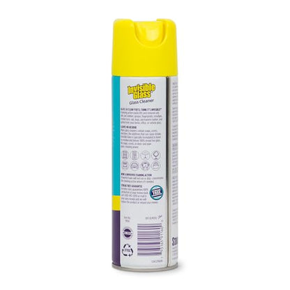 Invisible Glass 91160-2PK Premium Aerosol Glass and Window Foaming Cleaner Spray – Cleans Glass, Windows, Mirrors, Shower Doors, and More – Streak-Free, Ammonia-Free, Tint-Safe – 19 oz (Pack of 2) - size: 19 Ounce (Pack of 2)