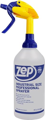Zep Industrial Sprayer Bottle - 48 Ounces C32810 - Up to 30 Foot Spray, Adjustable Nozzle - color: 1, size: 48 Ounces