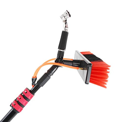 Solar Panel Cleaning Brush with 12 FT Aluminum Telescopic Pole for Window Cleaning and Solar Panel Cleaner,3.6 M/11.8 Ft