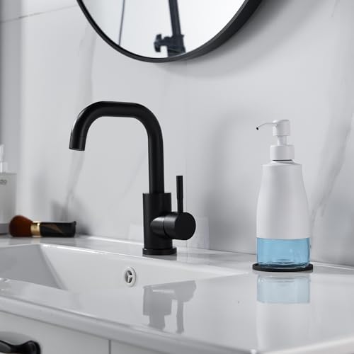 Gaussra White Soap Dispenser with Coaster and Stickers, Stainless Steel and Glass Bottle Hand Pump Dispenser, Refillable Liquid Hand Soap Dispenser for Bathroom & Kitchen (11OZ / 320ML) - color: White
