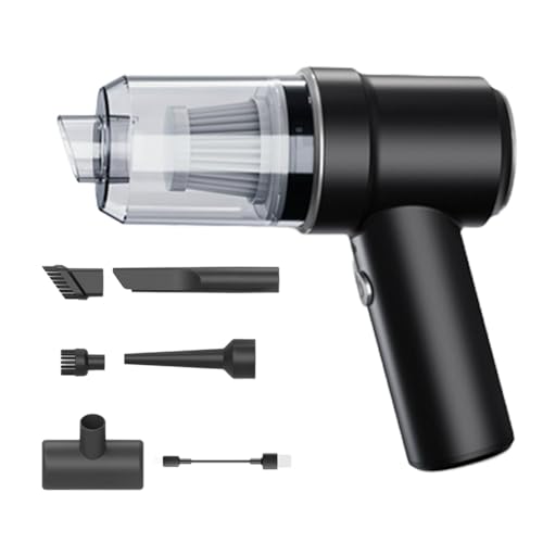 Car Vacuum Cleaner, Handheld Vacuum Cordless, Aspiradora Y Sopladora para Carro, Portable Rechargeable Handheld Vacuum with Blower (Black-Upgraded Version) - color: Black-upgraded Version