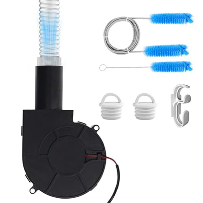 CPAP Hose Dryer Cleaning Kit: Fast-Drying Silent Blower Fan Cleaner for Resmed Airsense 10/11 Heated Tubing, for Universal 22mm CPAP Hose Tubes Cleaning Supplies
