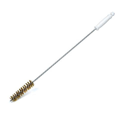 27" Deep Fryer Cleaning Brush – Straight High-Temp Commercial Kitchen Tool - Heavy Duty Brass Bristles - Heat Resistant to 750F for Food Debris - Deep Fryer Cleaner Made in USA by FryOilSaver Co. B52C - style: Straight