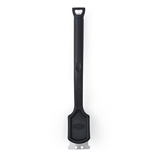 Kingsford Grill Cleaning Brush with Nylon Bristles and Scraper, Heavy Duty BBQ Grill Cleaner Tool with Rubber Handle and Bottle Opener, Outdoor Grill Brush for Cooled Grates, 17 Inch - style: Grill Brush
