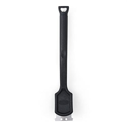 Kingsford Grill Cleaning Brush with Nylon Bristles and Scraper, Heavy Duty BBQ Grill Cleaner Tool with Rubber Handle and Bottle Opener, Outdoor Grill Brush for Cooled Grates, 17 Inch - style: Grill Brush