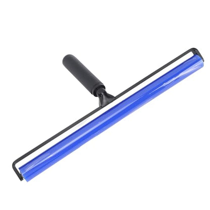 Static Cleaning Roller Dust Removal Roller Silicone Static Function Rustproof Aluminum Frame Home (16in)