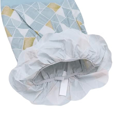 RARITYUS Household Kitchen Cleaning Gloves Waterproof Cotton Lined Dishwashing Non-Slip Long Cuff Gloves - color: Blue (Length 19.29'')