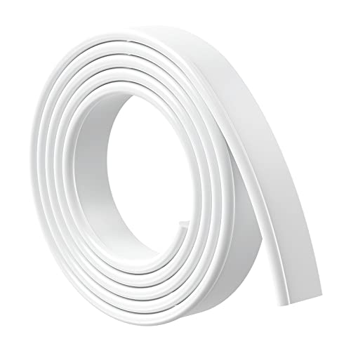 Squeegee Replacement Silicon Rubber Blade for Shower Doors, Window, Glass Cleaning, 41 Inch - color: White