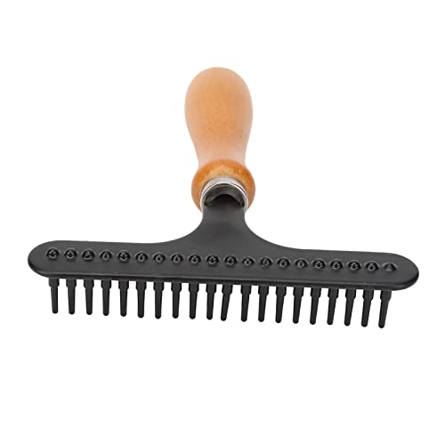 Carpet Rake to Fluff Carpet,Handheld Carpet Rake for Carpet Cleaning,Stainless Steel Rug Rake for a Neat Look,Ideal for High Traffic Areas and Pet Homes