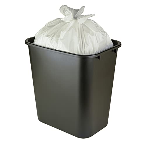 Amazon Basics 8 Gallon Flap Tie Trash Bags, Fresh Scent, 80 Count (Pack of 6) - size: 80 Count (Pack of 6)
