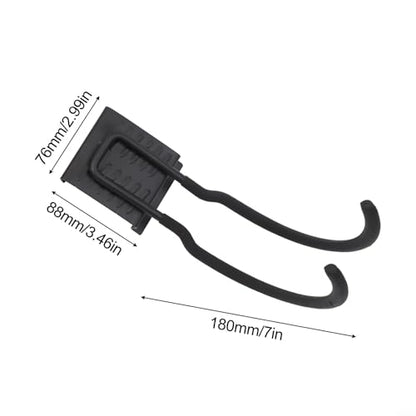 Toughened Carbon Steel Wall Mounted Organizer with Hook Setup for Maximum Efficiency in Storage(D) - size: D