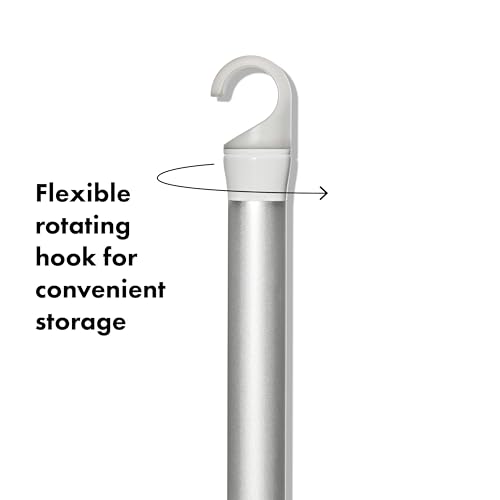 OXO Good Grips Aluminum Extendable Squeegee, Adjustable Shower Squeegee for Glass Doors