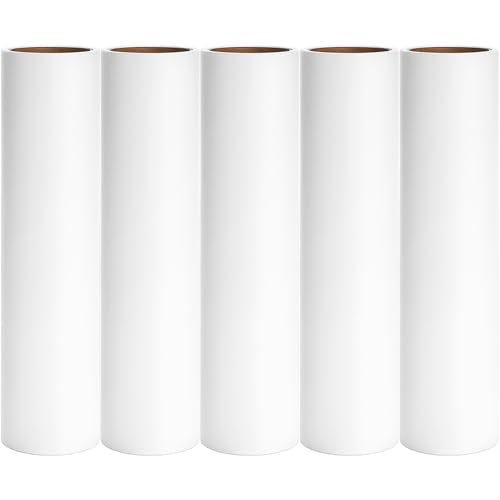 10 inch Mega Lint Roller Refills for Evercare Layers Smart Design Large Floor Lint Rollers Extreme Stick 10'' Wide Sticky Roller Refills 60 Sheets per Roll 5 Pack Total 300 Sheets - size: 10 inch