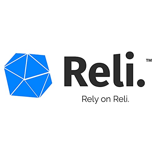 Reli. 55-60 Gallon Trash Bags Heavy Duty | 50 Bags | 50-60 Gallon | Large Black Garbage | Made in USA