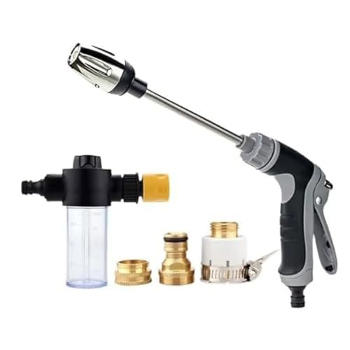 jethose Pressure Washer Nozzle Original - New & Improved 2026 Model, 360° Rotating, Durable Stainless Steel Spray Nozzle(Grey-c, One Size) - color: Grey-c