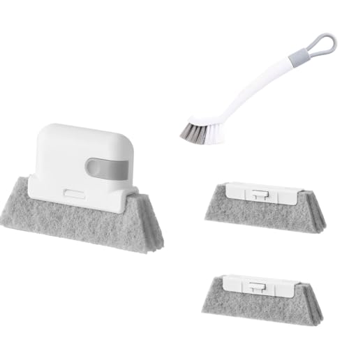Window Track Cleaner Window Grooves Cleaning Brush Tools Set For Sliding Door Track Crevice Cleaner