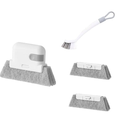 Window Track Cleaner Window Grooves Cleaning Brush Tools Set For Sliding Door Track Crevice Cleaner