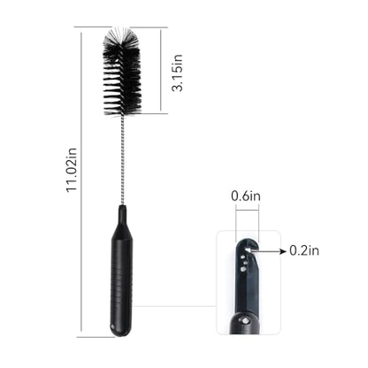Intercleaner 2 PCS Vacuum Cleaner Cleaning Brush, 11.02 Inch 2 in 1 Cleaning Tool, Clean Hair with a Cutter, Suitable for All Vacuum Cleaners