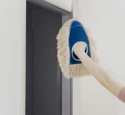 Fuller Brush Dry Mop with Adjustable Handle – Reusable Dust Mop for Hardwood, Tile, and Laminate