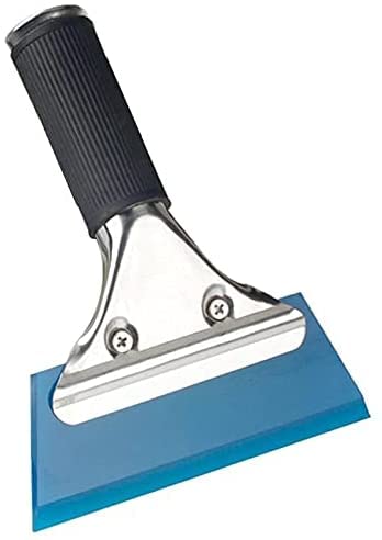RockRose 5" Anti-Slip Handle Professional Squeegee for Window Tinting & Vinyl Wrap Applicator - Rubber Squeegee with Stainless Steel Handle Streak-Free Auto Window Cleaner for Car Available Various - color: 5" Anti-slip Handle, size: Pack of 1