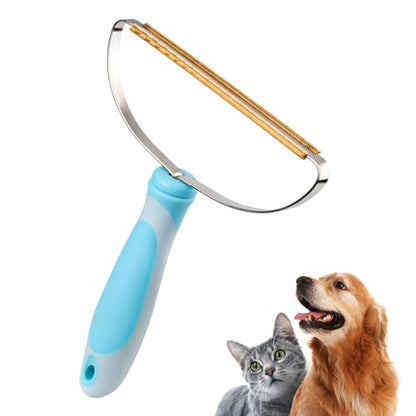 Pet Hair Remover, Retractable Carpet Scraper Rake, Portable Carpet Scraper of Dog Cat Hair Remover for Embedded Fur Removal from Carpet, Stair or Rug