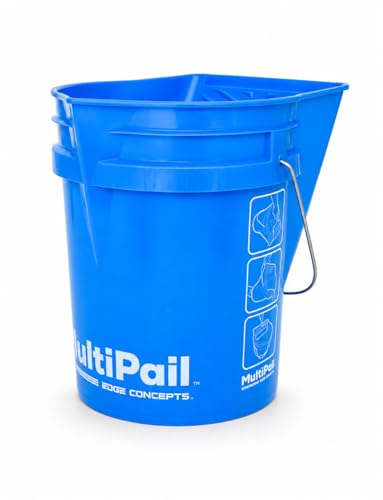 MultiPail™ 5-Gallon Multi-Use Bucket with Built-in Paint Tray, Dustpan Edge & Pour Spout