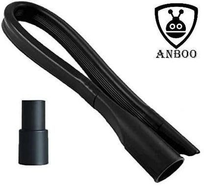 ANBOO Crevice Tool & Adapter for All Vacuum Cleaners Accepting 1 1/4"(32mm) 1 3/8"(35mm) Inner Diameter Attachments 1-3/8'' to 1-1/4'' Hose Reducer Vacuum Conversion Vac Accessories