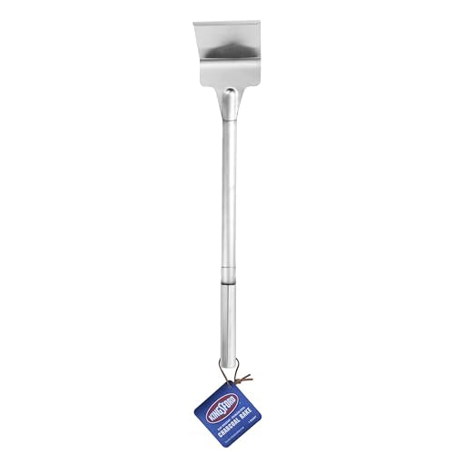 Kingsford Charcoal Rake for Grill and Smoker, Stainless Steel Coal Tool for Moving Briquettes and Lump Charcoal, Rust Resistant BBQ Fire Management Accessory, 21 Inch Handle, 4 Inch Head - style: Charcoal Rake