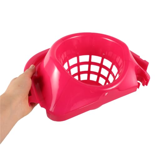 Ipetboom Mop Bucket Basket, 1pc Plastic Wringer Replacement Drain Basket for Mopping Cleaning Squeezing Drying Tool with Draining Holes Bucket Accessory, Red, 11.4x8.1x5.5in