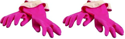 Casabella Premium Waterblock Reusable Household Cleaning Gloves, Medium (Pack of 2) - size: Medium (Pack of 2)