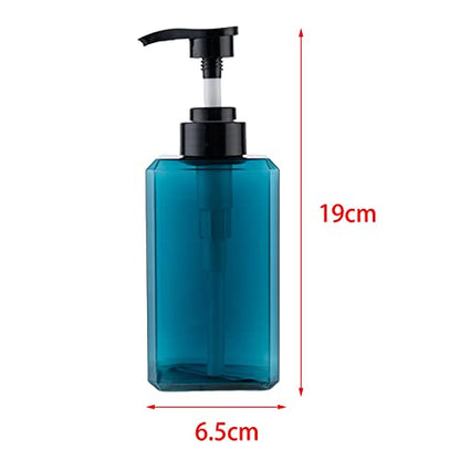 Laundry Dispenser Container Bottle Liquid Laundry Soap Bottle, 450ml Blue - color: 450ml Blue