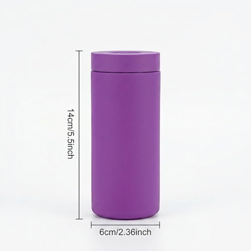 Dish Soap Dispenser for Kitchen, Silicone Squeeze Bottle for Dish Detergent (Purple) - color: Purple