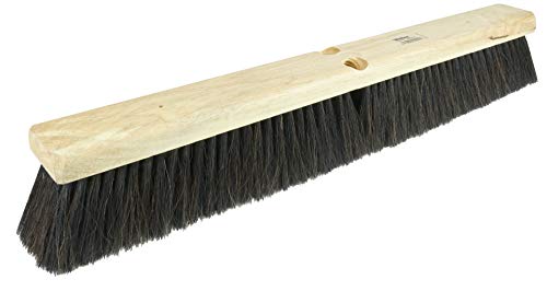 Weiler 42013 18" Fine Sweep Floor Brush, Black Horsehair & Polypropylene Fill - size: 18", style: Horsehair Poly Blend