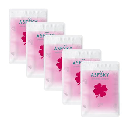 ASFSKY Reusable Cleaning Gel for Car Interior, Keyboard & Home – 5 Pack (90g Each), Sticky Dust & Crumb Remover, No Water Needed, Long-Lasting Dry Cleaner (Rose Red) - color: Rose red 5 pack