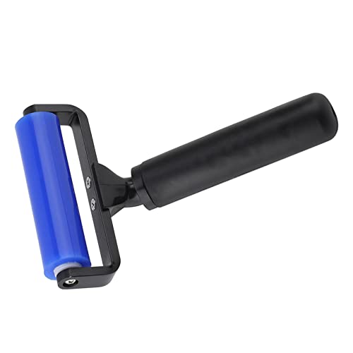 Lint Roller, Silicone Manual Dust Removal Roller Anti Static Cleaner Screen Film Roller for Household Remove Dirt Dust Hair (4 Inch) - size: 4 Inch