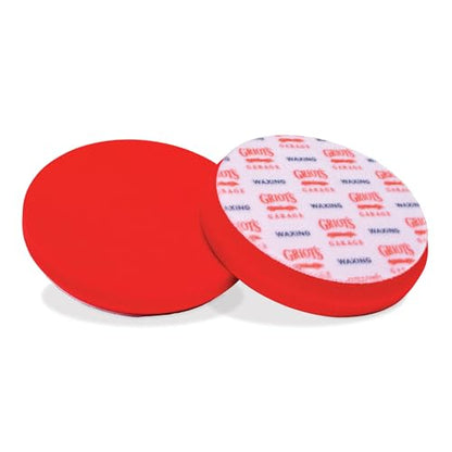 Griot's Garage 5.5” Red Foam Waxing Pads for Car Detailing, Polishing and Buffing Pads for Use with Waxes and Sealants, 10525, Set of 2 - style: 5.5" Pads (Set of 2)
