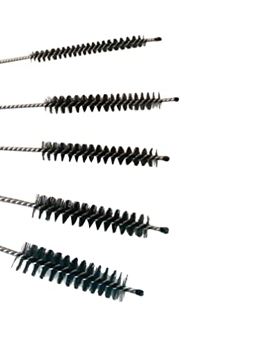 Green Piece® Glass Cleaner 3 Bottles (Made in USA) -16 oz and 5 Piece Mini Metal Nylon Tube Piece Cleaner Brush Set with Keychain Ring Combo - style: 16 Fl Oz (Pack of 3) + Keychain