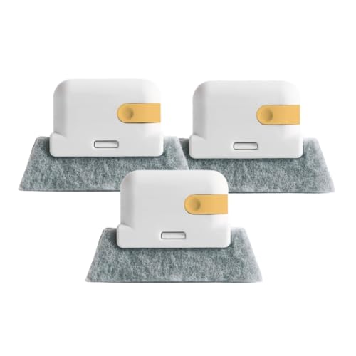 Magic Window Track Cleaner Set - 2026 Upgraded Handheld Brush for Slides, Tile Grout Lines, Shutter Slats, Car AC Vents & Narrow Gaps (Mix-3PCS) - color: Yellow-3pcs