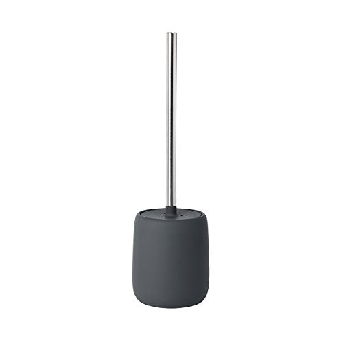 blomus -SONO Toilet Brush Ceramic/Plastic, Magnet, Toilet Set, Soft Touch, Hygienic, Freestanding Toilet Brush & Holder, Modern Bathroom Accessory (H x W x D): 39 x 11 x 11 cm, Magnet, 69040 - color: Magnet
