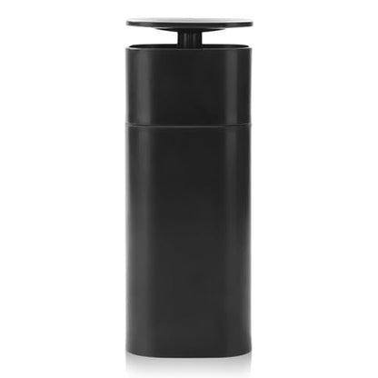Pump Dispenser Bottle, Top Push Down Squeeze Liquid and Hand Soap Dispenser Refillable Dishwashing Bottles for Kitchen and Bathroom (Black) - color: Black