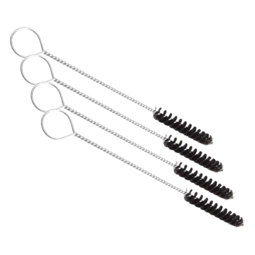 Forney 70485 Tube Brush, Nylon with Wire Loop Handle, 8-1/2-Inch-by-1/2-Inch (Pack of 4) - size: 8-1/2-Inch-by-1/2-Inch (Pack of 4)