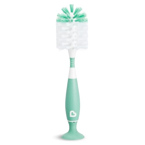 Munchkin® Bristle™ Bottle Brush, Sage - color: Sage and White, size: 1 Count (Pack of 1)