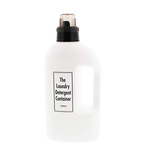 Living Laundry Bottle with Handle, Refill Bottle, White, Approx. 47.2 fl oz (1,300 ml) - size: 44 Ounces