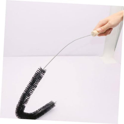 Dryer Vent Cleaning Brush 27.95 Inch Flexible Lint Remover with Bendable Wire Shaft and Non-Slip Handle for Refrigerator Coil and Appliance Dust Cleaning