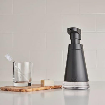 Cuisipro Dispenser, Charcoal Foam Soap Pump, 3.9 x 3.9 x 8.7in (837590425)